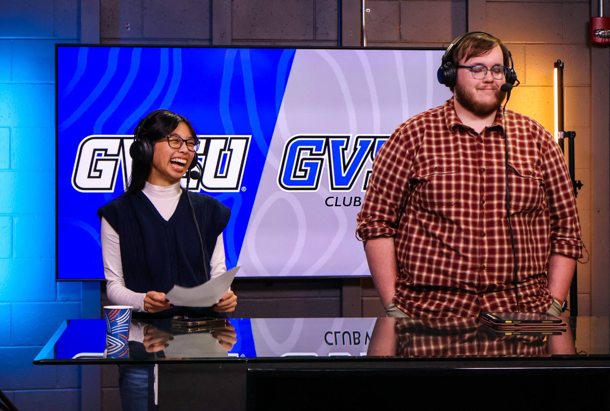 Casters having fun in the studio!